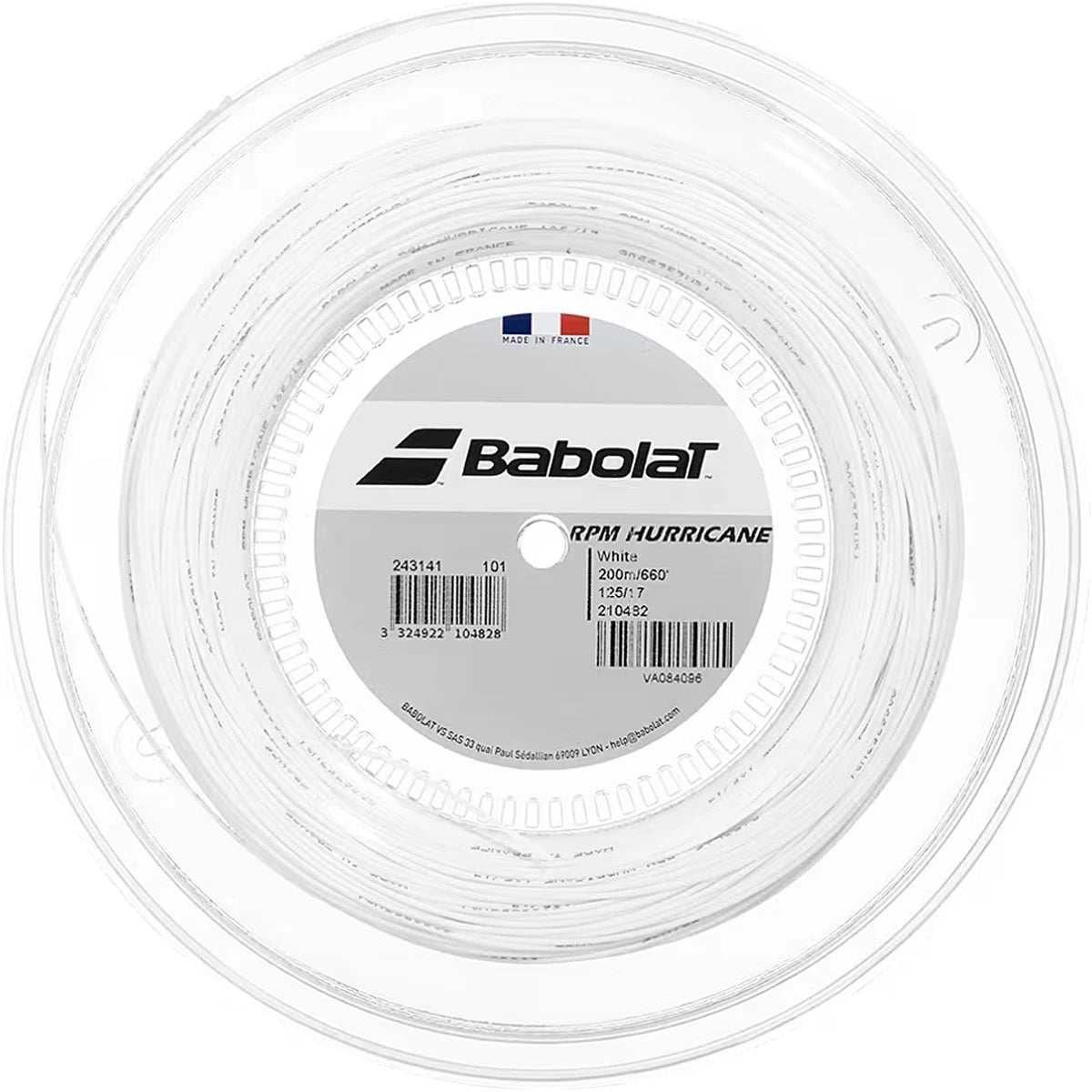 BOBINE BABOLAT RPM HURRICANE (200 METRES) (EX PRO HURRICANE TOUR)