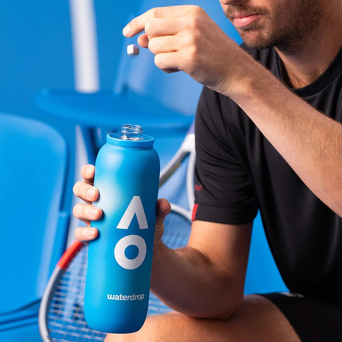 WATERDROP INOX AO BLUE WATER BOTTLE 1000ML