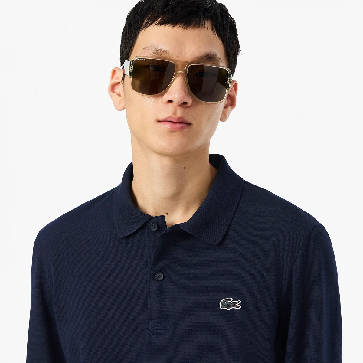 POLO LACOSTE CORE PERFORMANCE MANCHES LONGUES