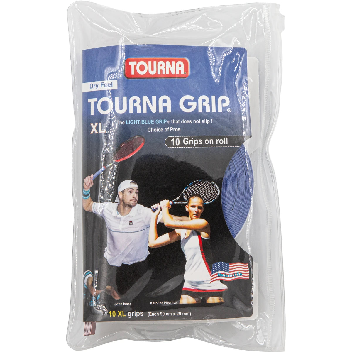 TOURNA GRIP ORIGINAL XL OVERGRIPS x10