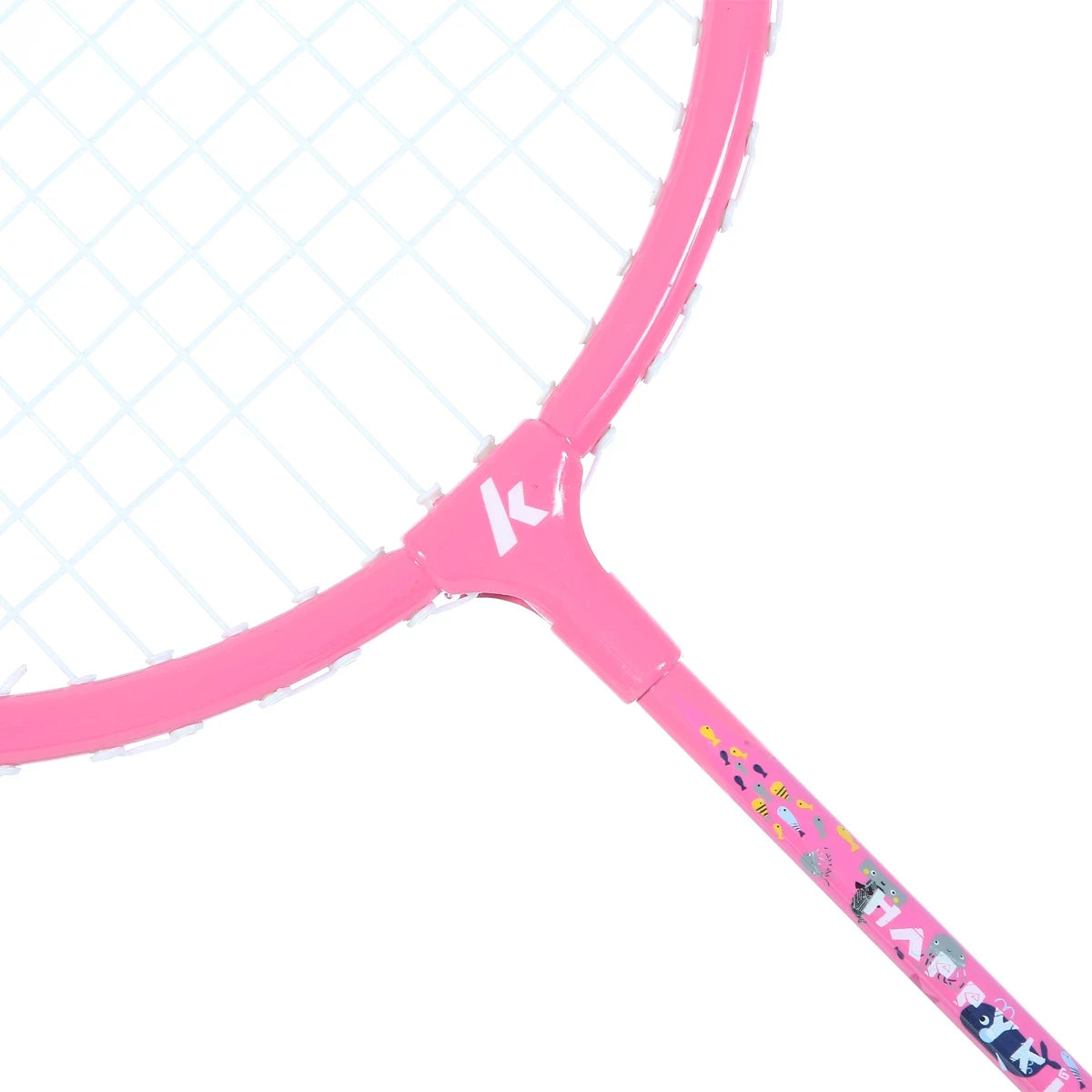 SET MIT 2 BADMINTONSCHLÄGERN KAWASAKI HAPPY KIDS 605 JR