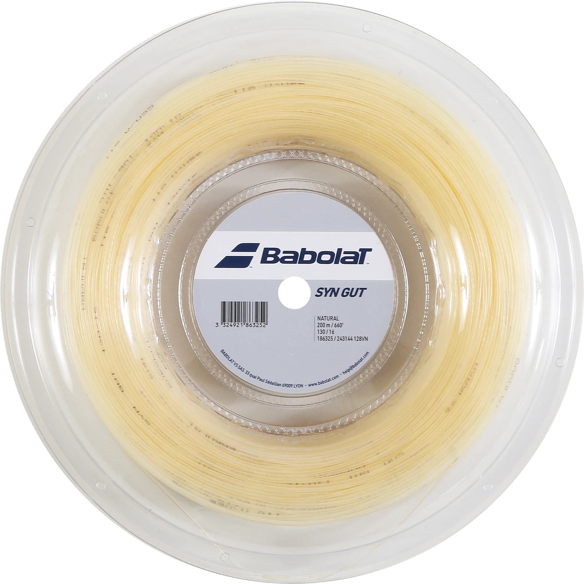 BABOLAT SYNTHETIC GUT STRING REEL (200 METRES)