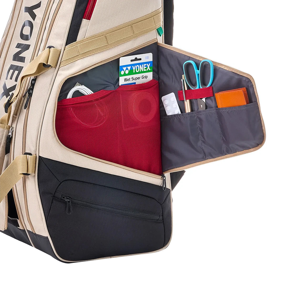YONEX GEARLOGIC BAG 72629 BEIGE