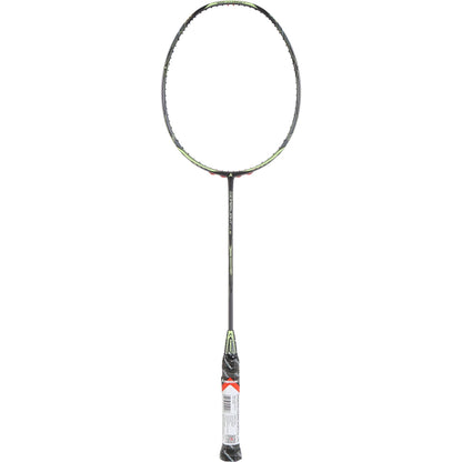 BADMINTONSCHLÄGER KAWASAKI SUPER LIGHT L6 SCHWARZ GRÜN (OHNE BESAITUNG)