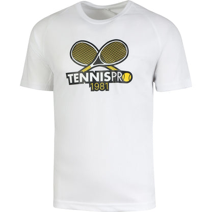 T-SHIRT TENNISPRO TECHNISCHES SCHLÄGERDESIGN