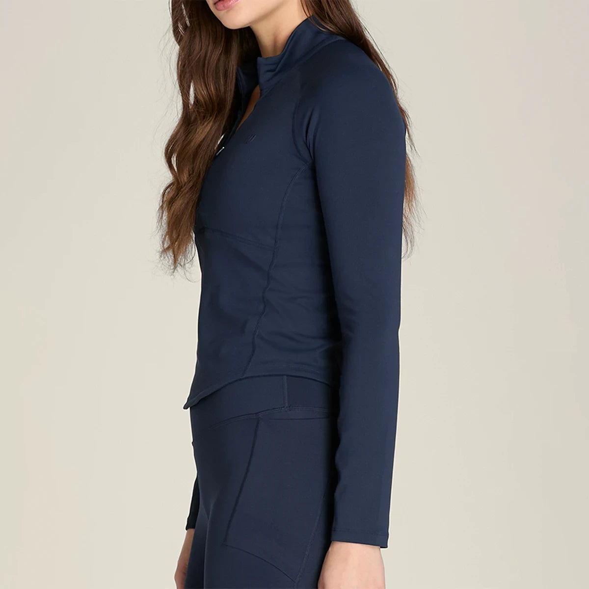 T-SHIRT MANCHE LONGUE WILSON FEMME BASELINE HALF-ZIP
