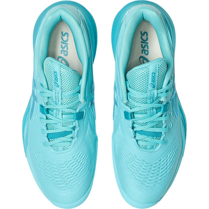 ASICS GEL RESOLUTION X TENNISSCHUHE AUF ROTSCHUTTBODEN