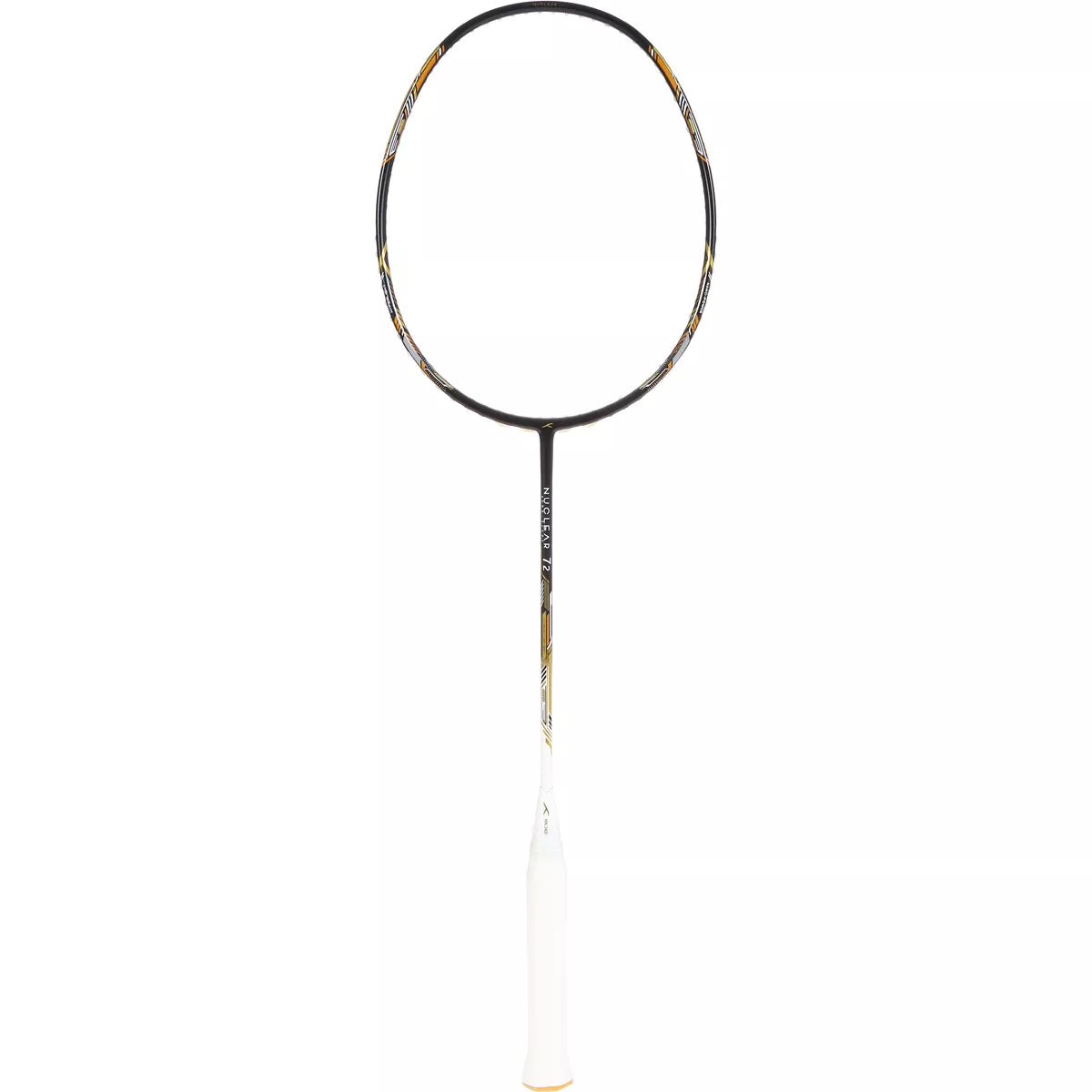 HUNDRED NUCLEAR 72 BLACK-WHITE-GOLD BADMINTON RACKET