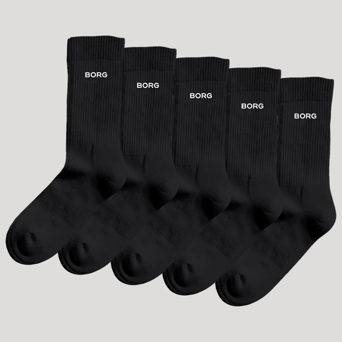 5 PAIRES DE CHAUSSETTES BJORN BORG ESSENTIAL (MID)