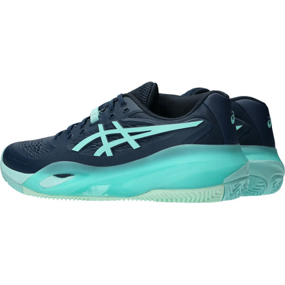 ASICS GEL RESOLUTION X TENNISSCHUHE AUF ROTSCHUTTBODEN