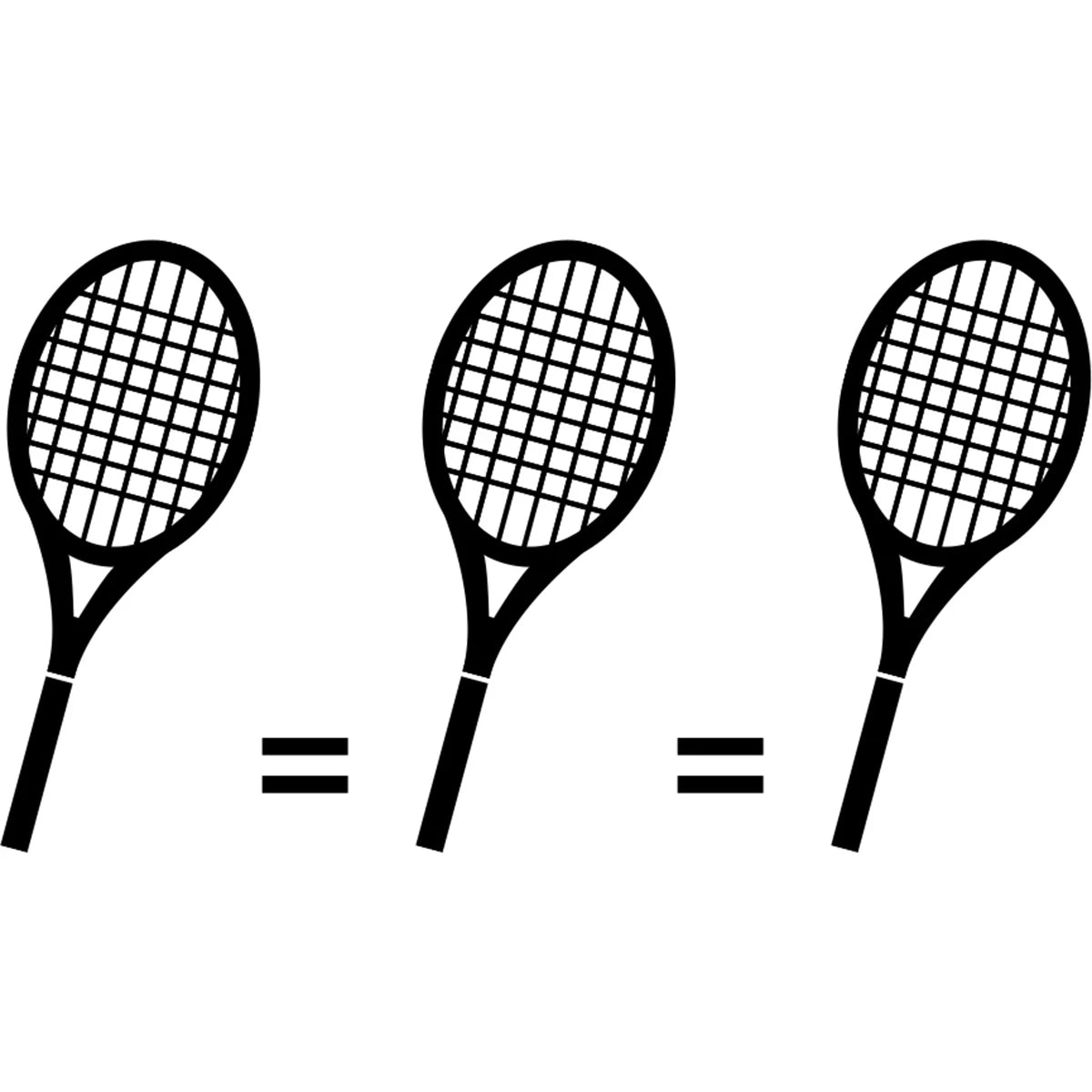 MATCHING SET OF 3 RACKETS