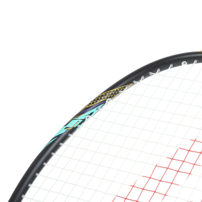 BADMINTONSCHLÄGER KAWASAKI PASSION P38 BLACK (BESAITET)