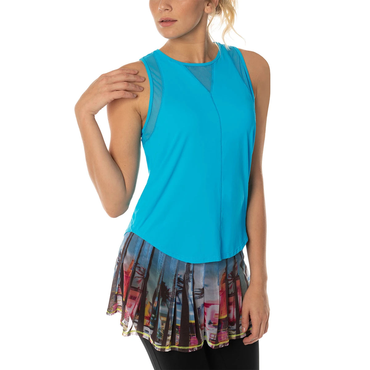 DAMEN-TANKTOP LUCKY IN LOVE CHILL OUT LUV SCHUTZ