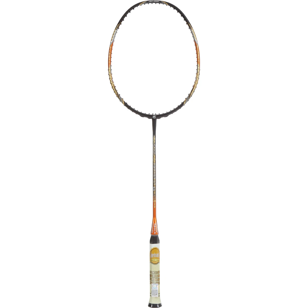 RAQUETTE DE BADMINTON APACS FEATHER WT 55 8U BLACK/ORANGE
