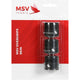 MSV SKIN PERFORATED OVERGRIPS x3