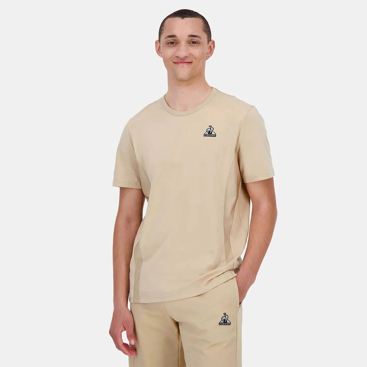 T-SHIRT LE COQ SPORTIF ARGENT