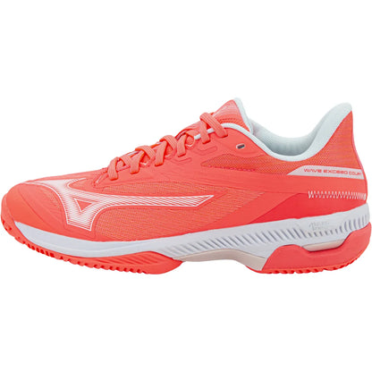 MIZUNO DAMENSCHUHE WAVE EXCEED COURT ROTE TONPLATTE
