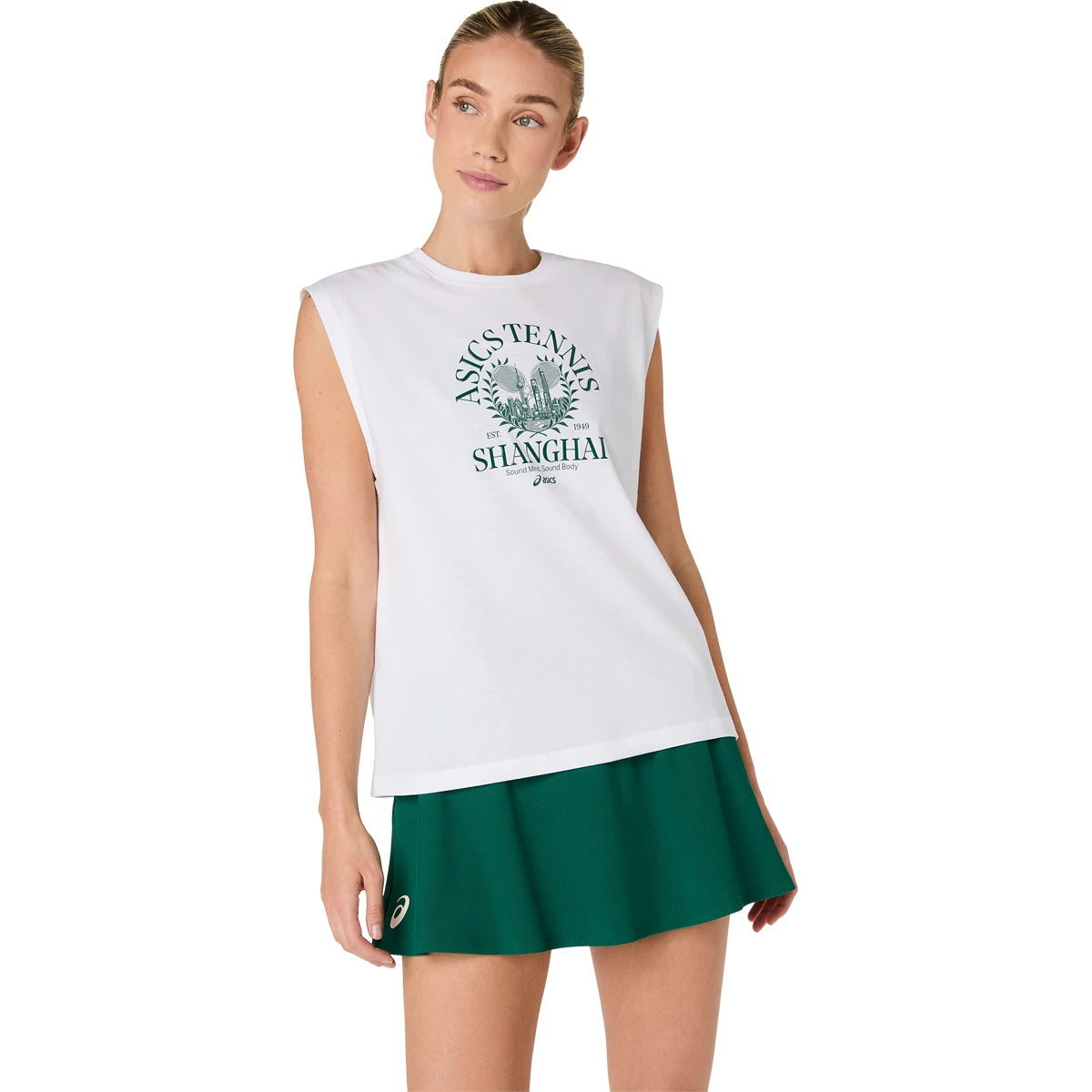 ASICS WOMEN'S GAME TANK TOP GRAPHIC