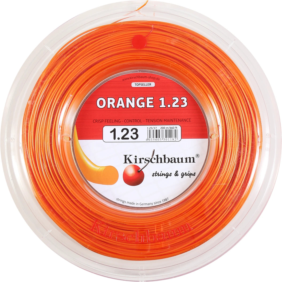 BOBINE KIRSCHBAUM SUPER SMASH ORANGE (200 METRES)