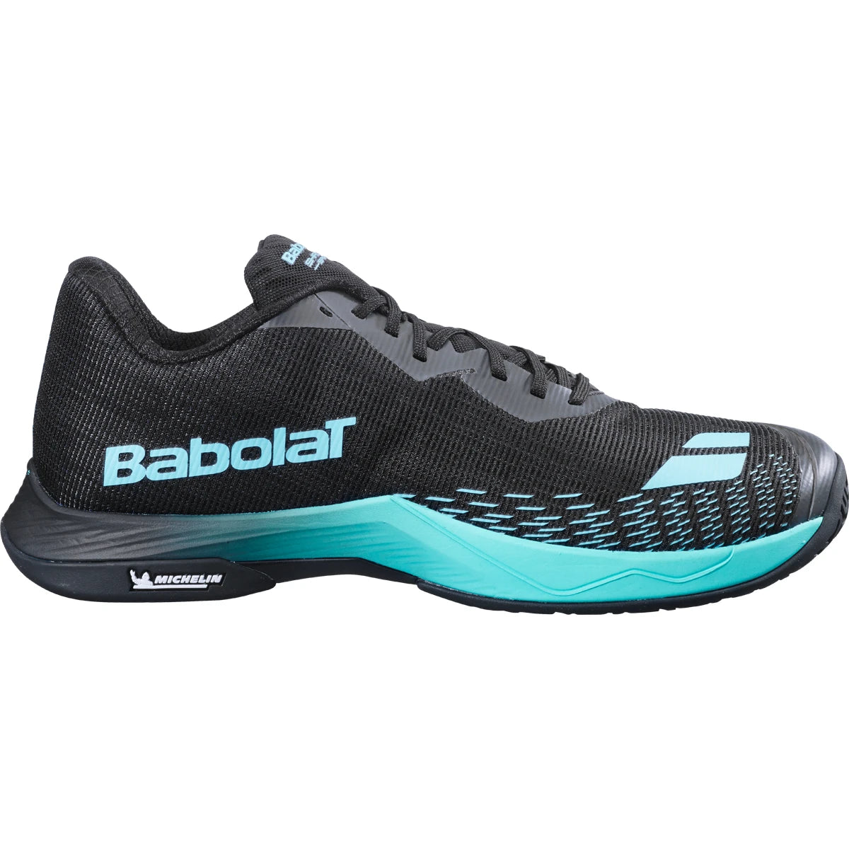 CHAUSSURES BABOLAT HOMME INDOOR SHADOW SPIRIT 2 NOIRE/CYAN