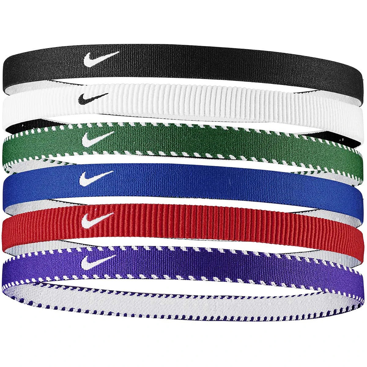 PACK MIT 6 NIKE SWOOSH SPORT ELASTIKBÄNDERN