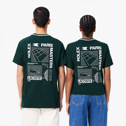 LACOSTE ROLEX PARIS MASTERS GRAPHIC T-SHIRT