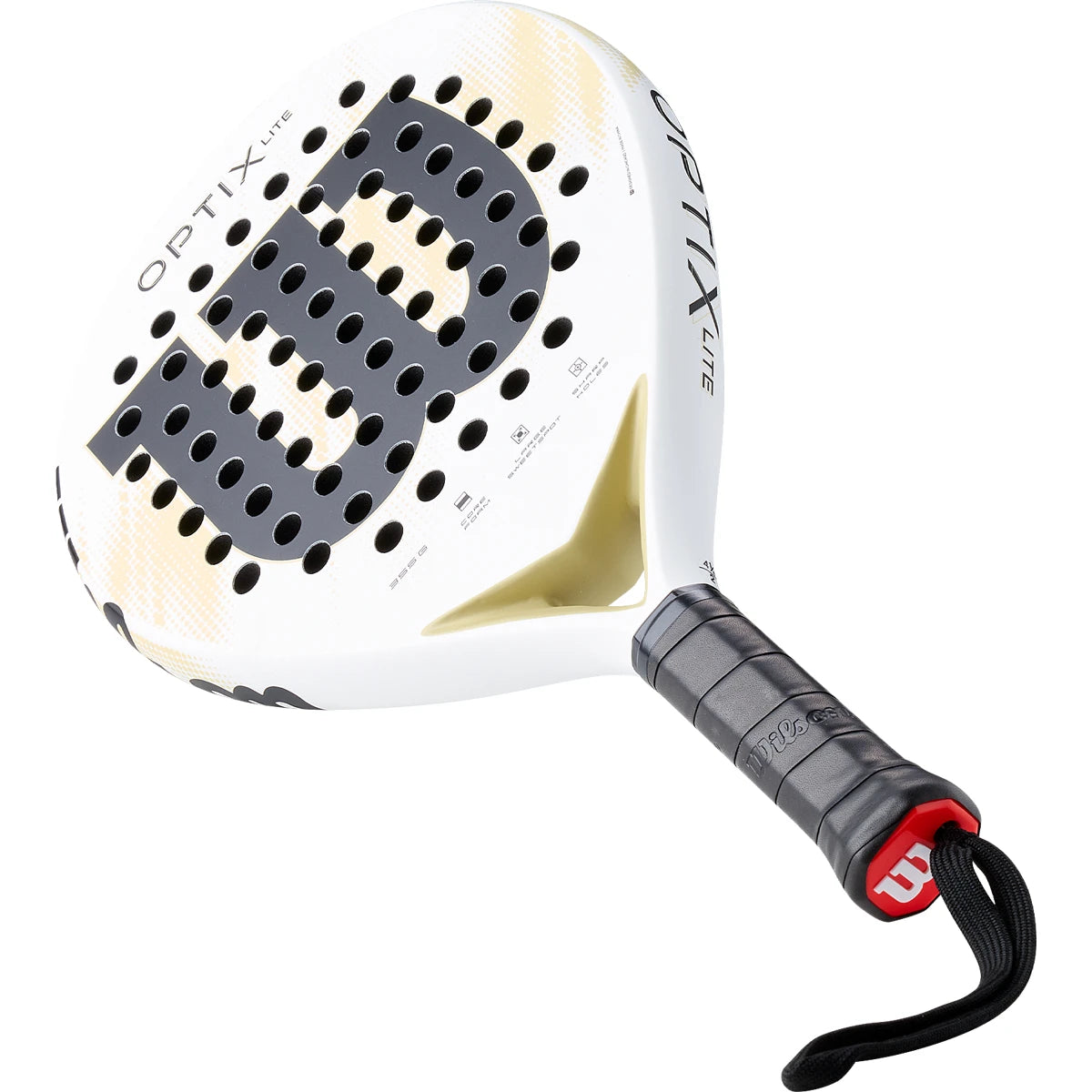 RAQUETTE DE PADEL WILSON OPTIX V2 LITE WHITE