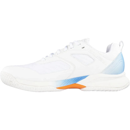 SALMING MEN'S INDOOR FUSION PRO SHOES WHITE/BLUE