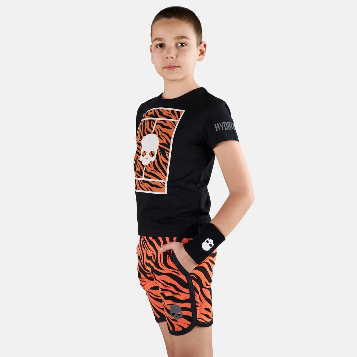 HYDROGEN JUNIOR BOYS TENNIS COURT T-SHIRT