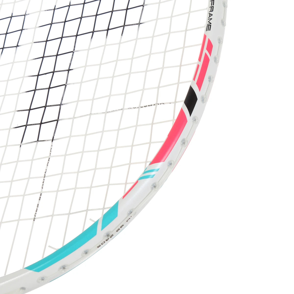 BADMINTONSCHLÄGER FELET KISONA 21 WEIß/PINK (BESAITET)