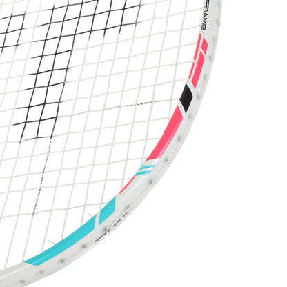BADMINTONSCHLÄGER FELET KISONA 21 WEIß/PINK (BESAITET)