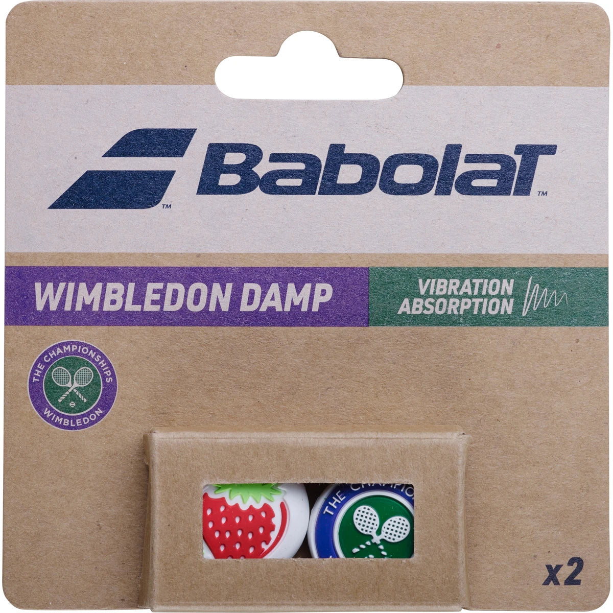 ANTIVIBRATEURS BABOLAT WIMBLEDON DAMPENER x2