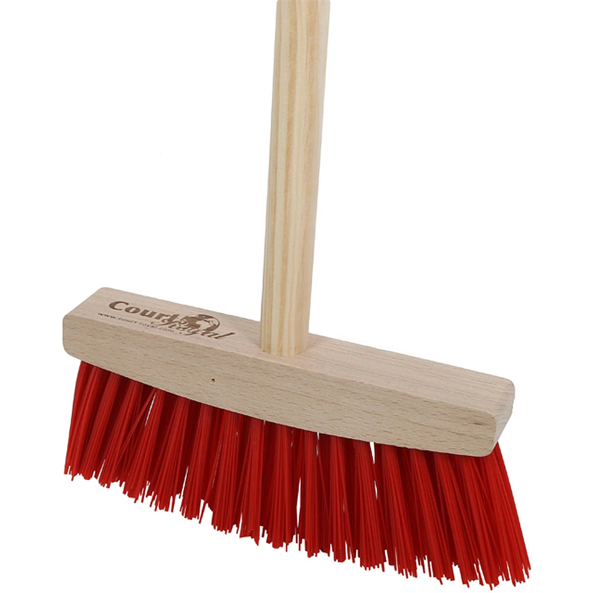 LINE BROOM WITH WOODEN HANDLE