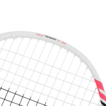 BADMINTONSCHLÄGER FELET KISONA 21 WEIß/PINK (BESAITET)