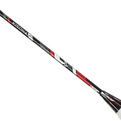 BADMINTONSCHLÄGER FELET KISONA 21 SCHWARZ/WEISS (BESAITET)