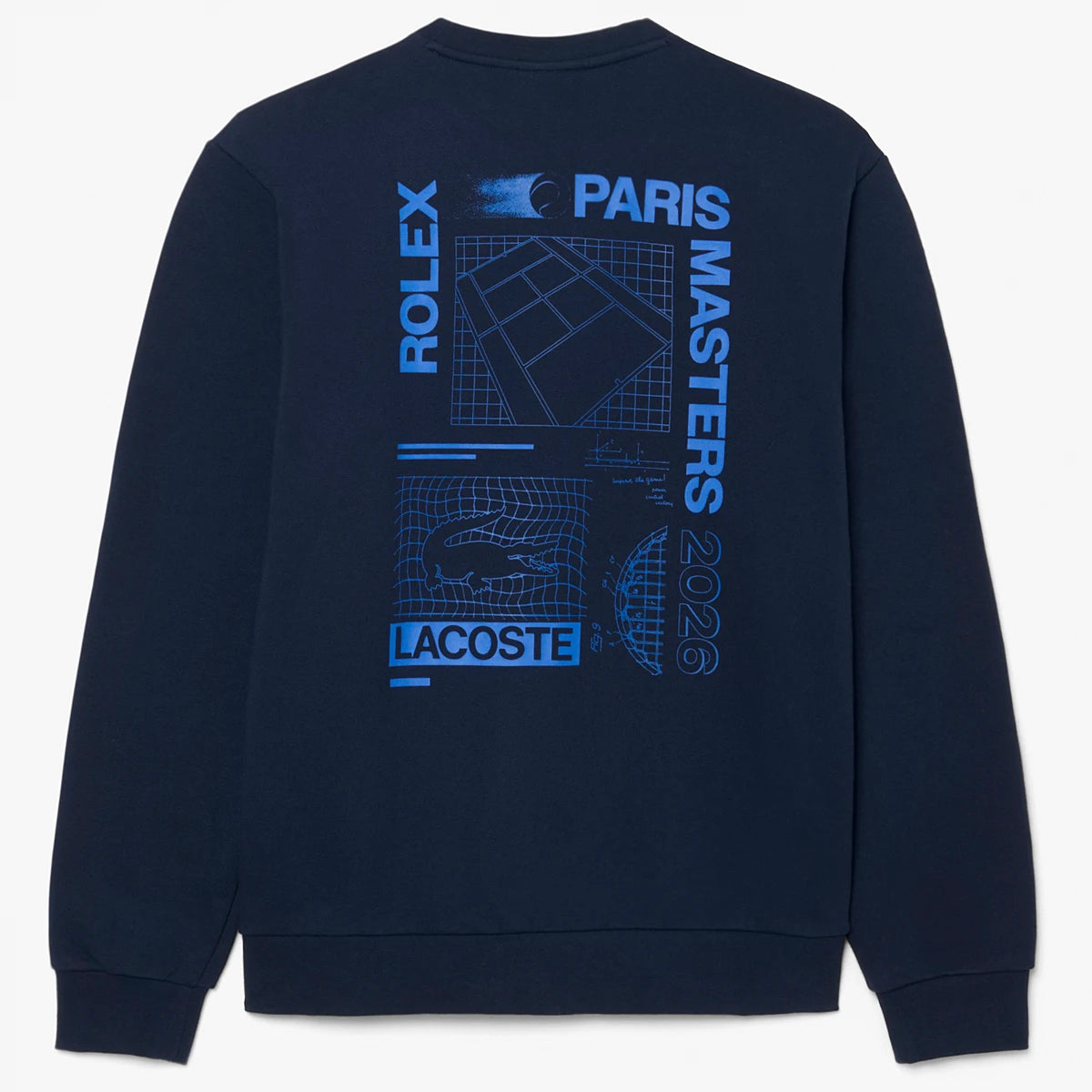 LACOSTE ROLEX PARIS MASTERS GRAPHIC SWEAT