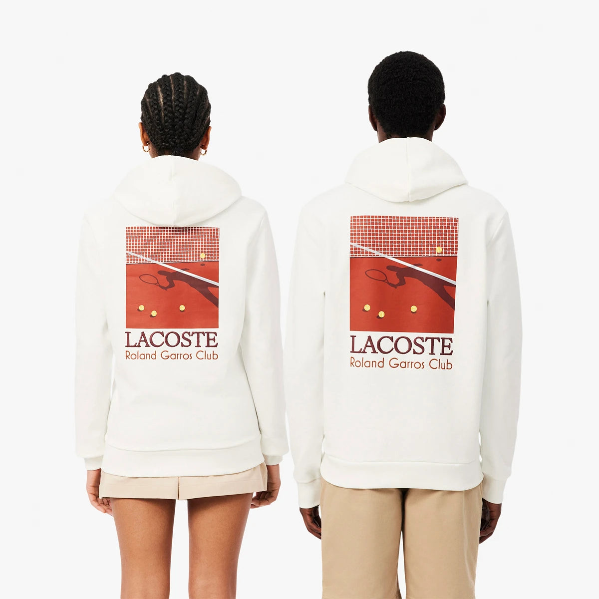 SWEAT LACOSTE ROLAND GARROS CLUB GRAPHIQUE