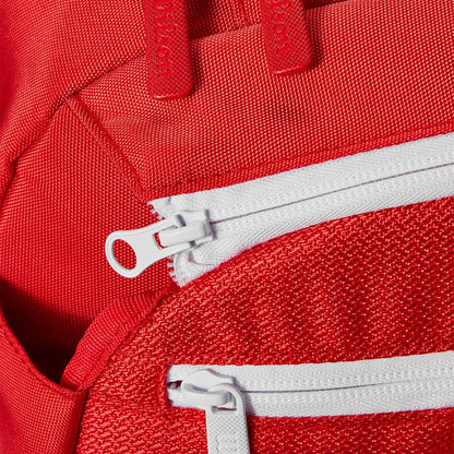 KLEINE DUFFLE-TASCHE WILSON SUPER TOUR ROT