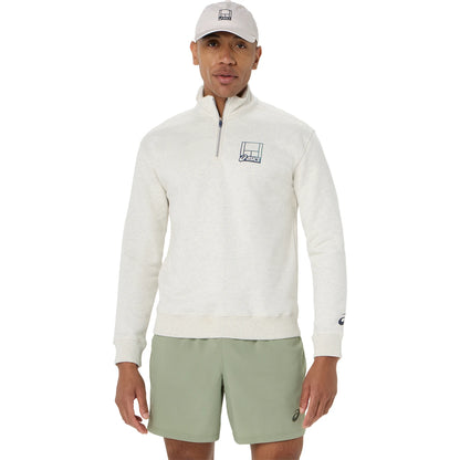 SWEAT ASICS COURT GRAPHIC 1/2 ZIP