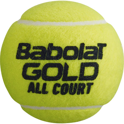 TUBE DE 4 BALLES BABOLAT GOLD ALL COURT