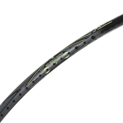 BADMINTONSCHLÄGER KAWASAKI SUPER LIGHT L6 SCHWARZ GRÜN (OHNE BESAITUNG)