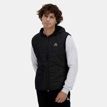 HYBRID HOODED SLEEVELESS DOWN JACKET LE COQ SPORTIF