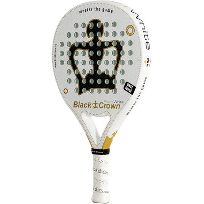 BLACK CROWN PITON WHITE PADEL RACKET