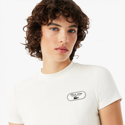 WOMEN'S LACOSTE HERITAGE T-SHIRT