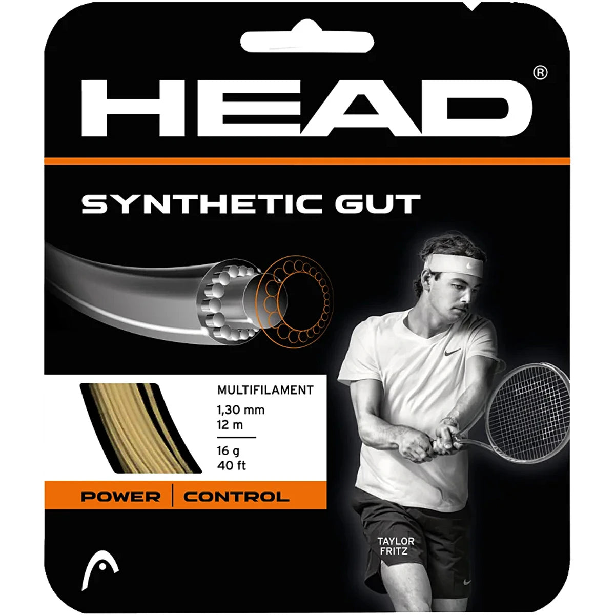 CORDAGE HEAD SYNTHETIC GUT (12 METRES)
