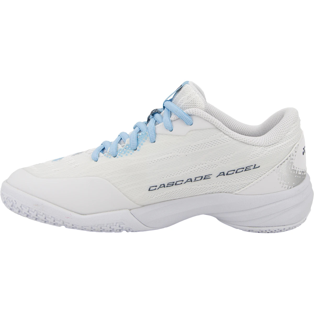 CHAUSSURES YONEX FEMME INDOOR PC CASCADE ACCEL WIDE WHITE/LIGHT BLUE