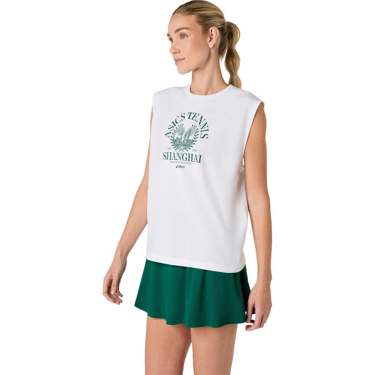 ASICS WOMEN'S GAME TANK TOP GRAPHIC
