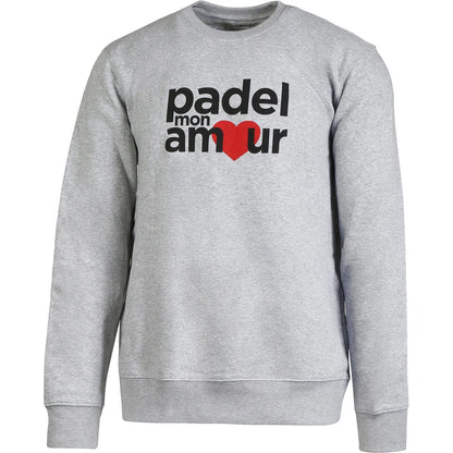 SWEAT-SHIRT RAS DU COU COTON PADEL MON AMOUR
