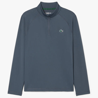 SWEAT LACOSTE ESSENTIALS MANCHES LONGUES 1/2 ZIP