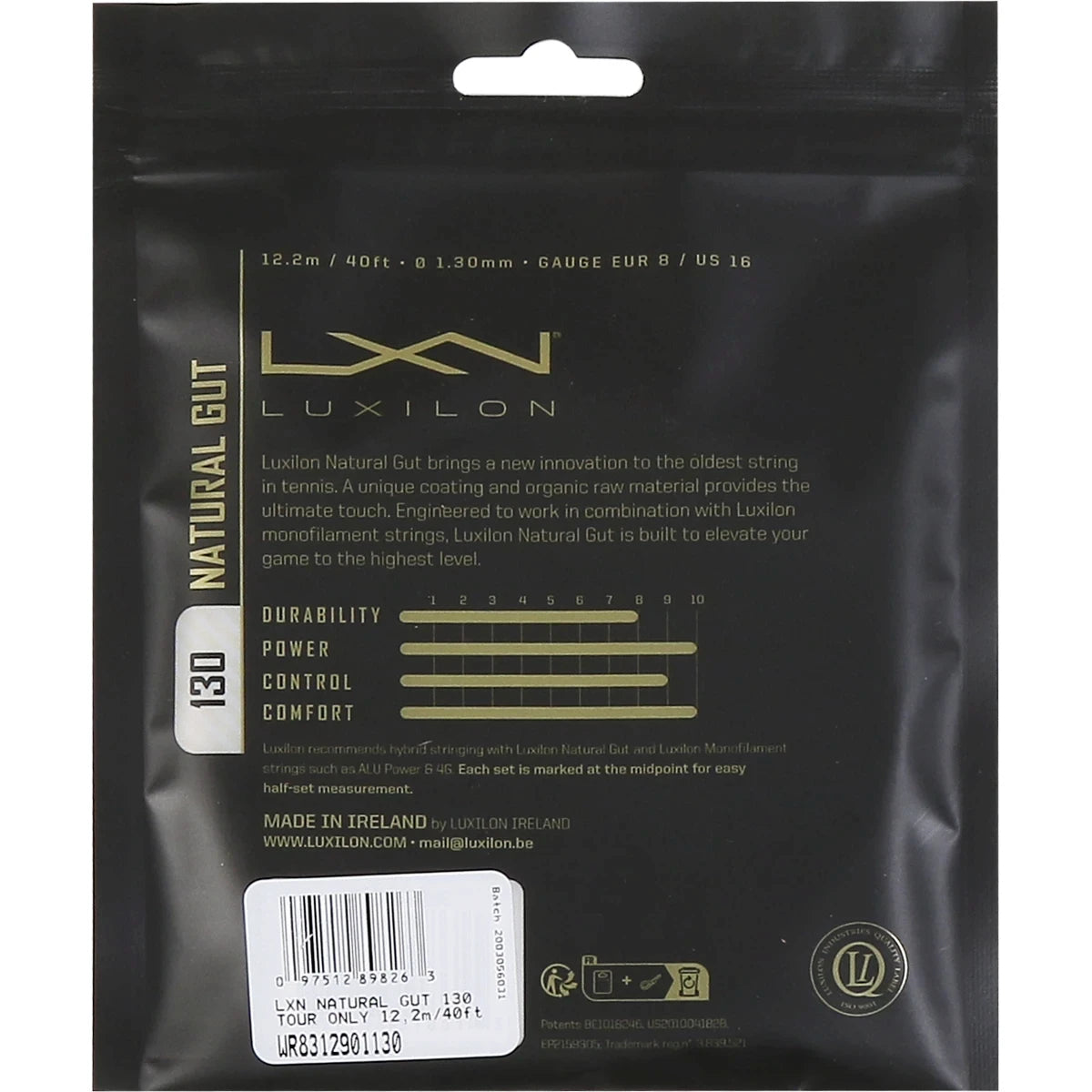 LUXILON NATURAL GUT STRINGING (12 METRES)